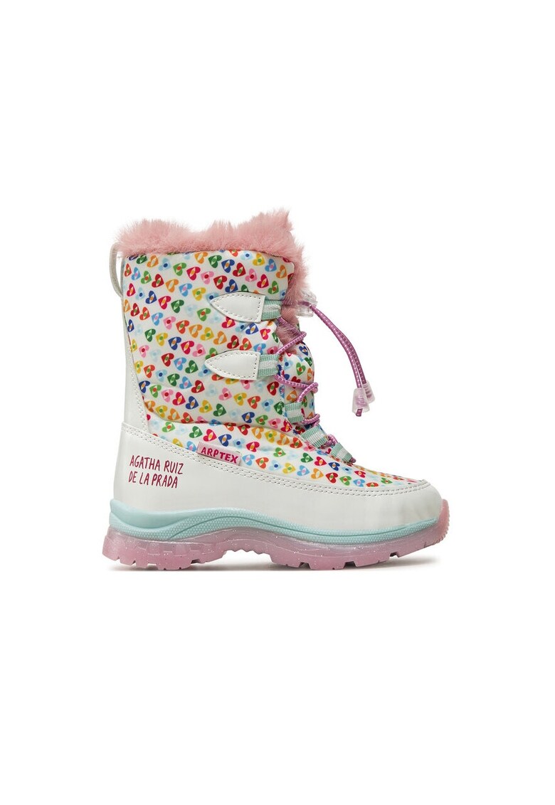 Cizme de zapada 241992-B D Alb - Piele ecologica