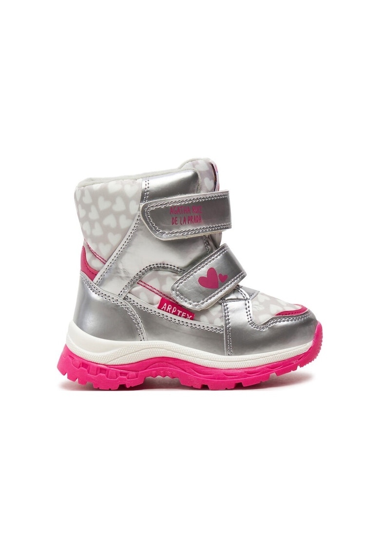 Agatha Ruiz de la Prada Cizme de zapada 241990-B S Argintiu - Piele ecologica