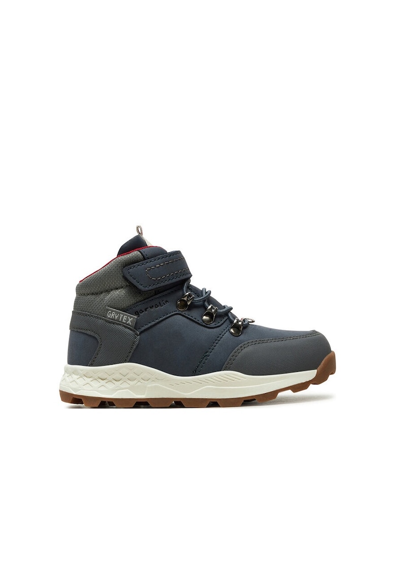 Ghete 241540 A008 S Albastru - Piele ecologica