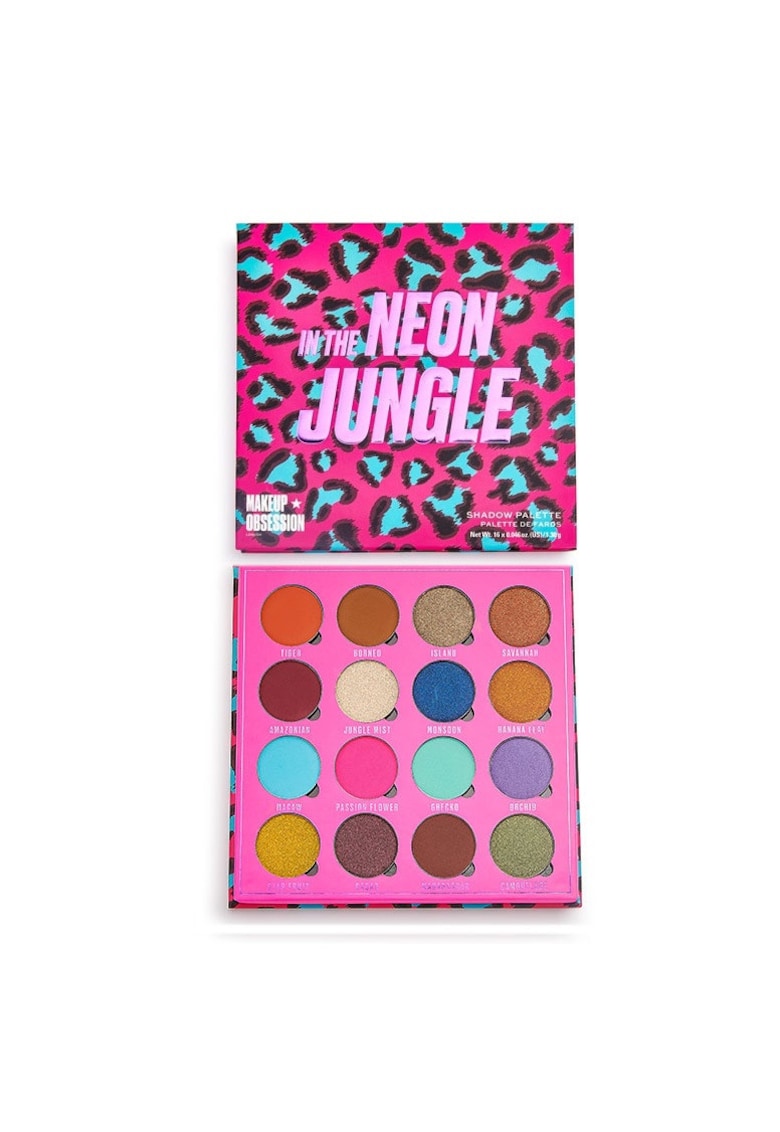 Paleta de farduri London Obsession - In the Neon Jungle - 20.8 g