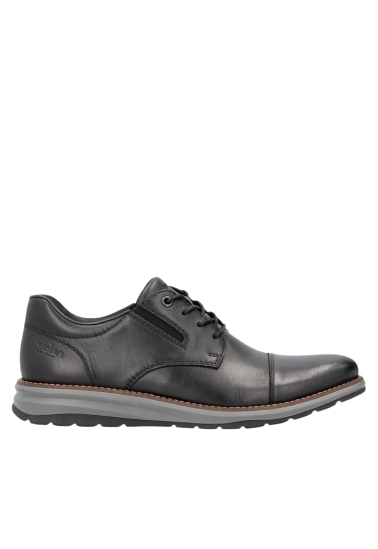 Pantofi casual - barbati -  14701-00 negru - piele naturala
