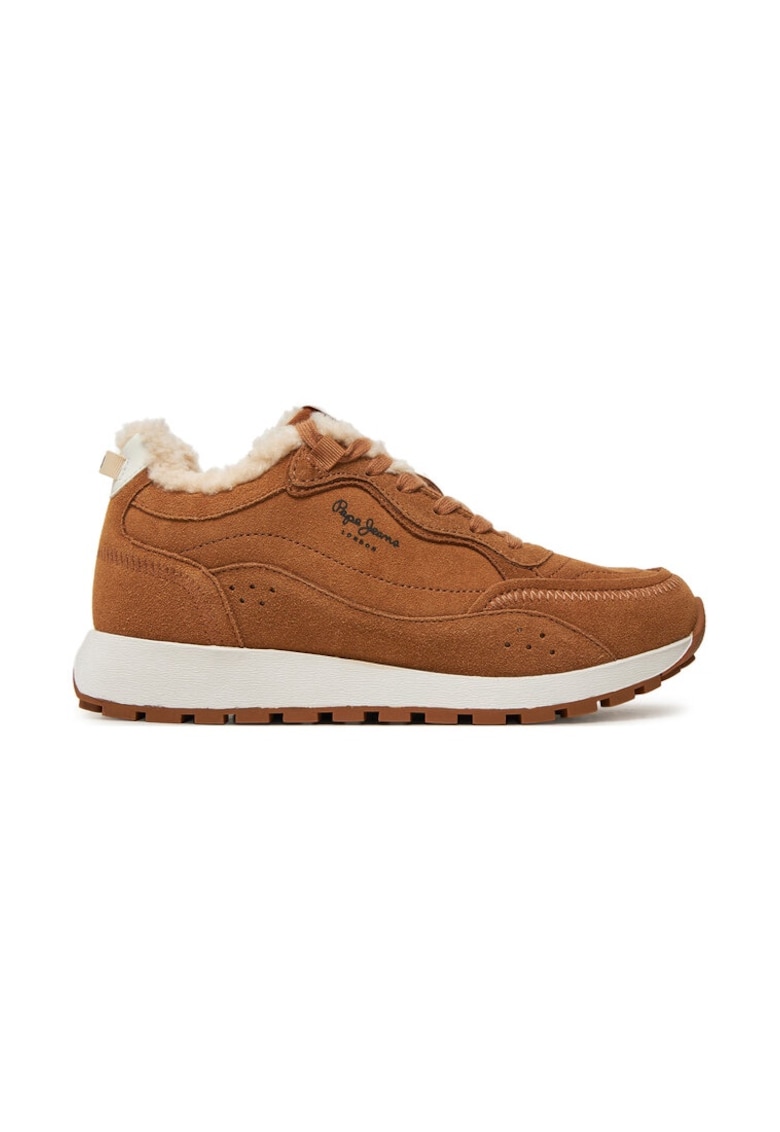 Pepe Jeans Sneakers PLS60015 Maro - Piele naturala