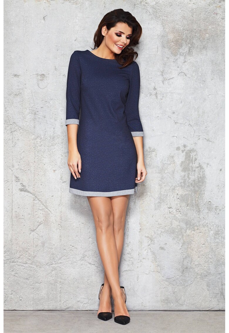 Rochie dama Poliester - M039 - Bleumarin -