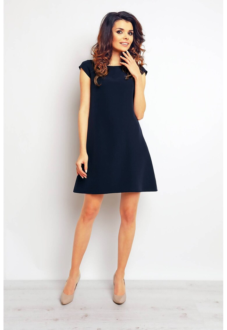 Rochie dama Poliester - M074 - Bleumarin -