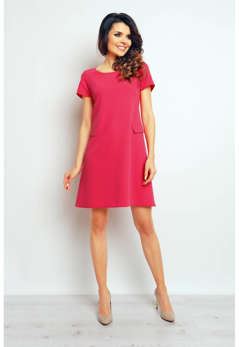 Rochie dama Poliester - M081 - Roz -