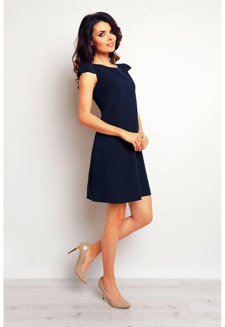 Rochie dama Poliester - M093 - Bleumarin -
