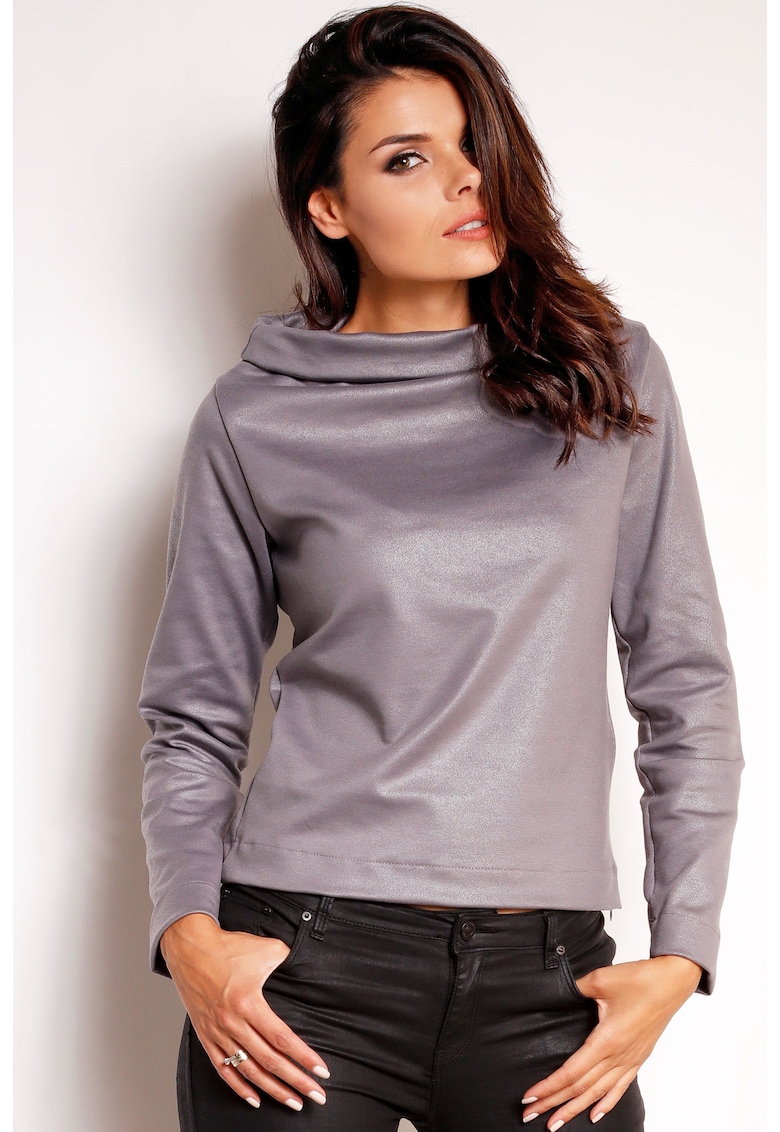 Bluza dama - Poliester/Viscoza - Gri