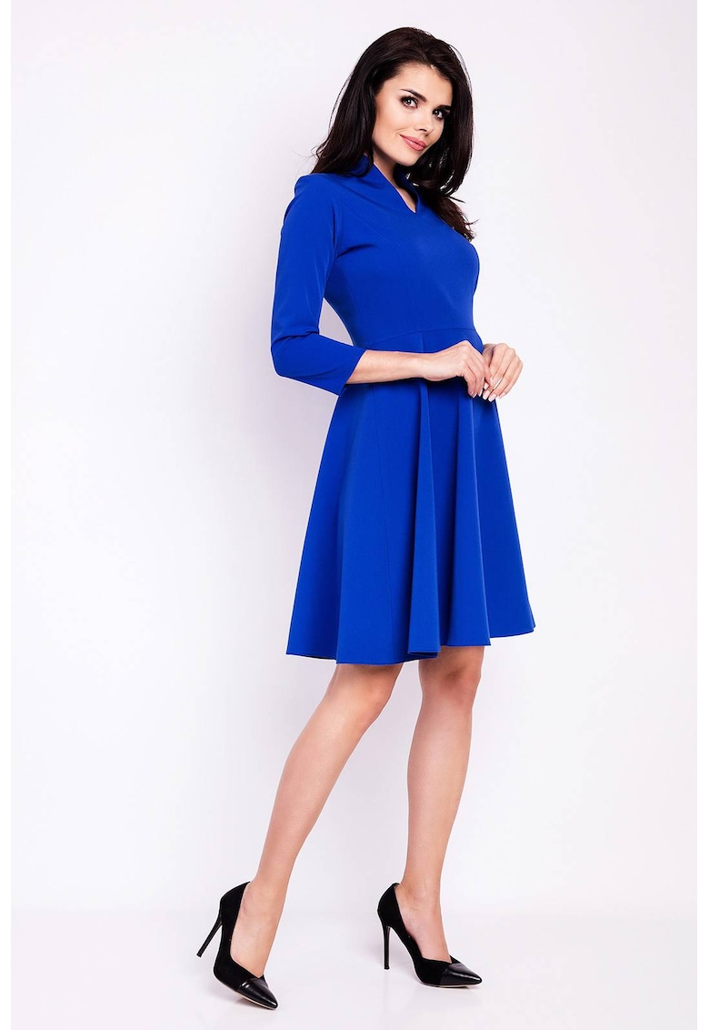 Rochie dama Poliester - M117 - Albastru -