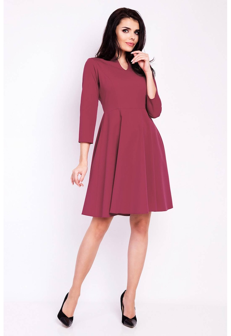 Rochie dama Poliester - M117 - Rosu-
