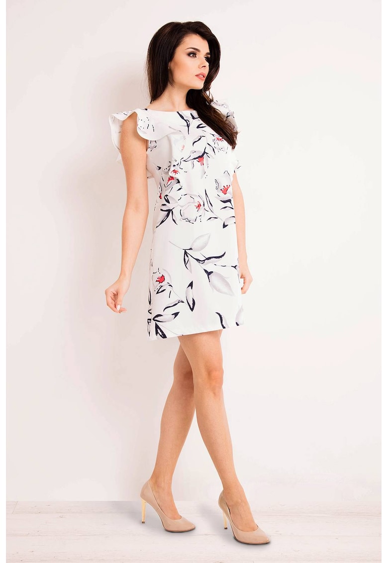 Rochie dama Poliester - M123 - Ecru -