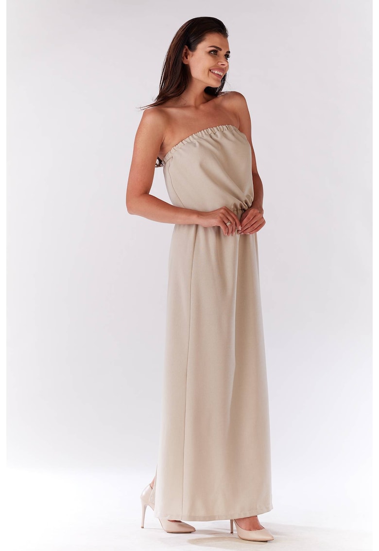 Rochie dama Poliester - M135 - Bej -