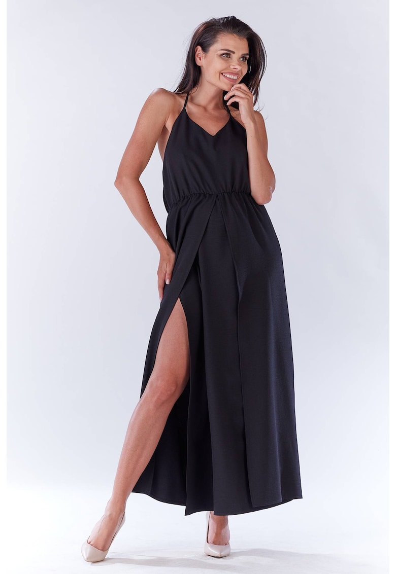 Rochie dama Poliester - Negru - Negru