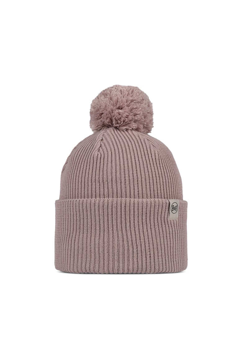 Caciula  tricotata - culoare renvi rosewood roz - pentru adulti - marime universala