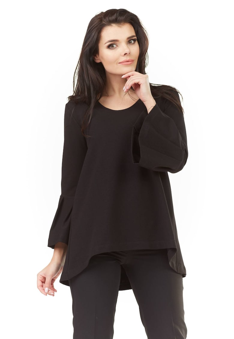 Bluza dama - Poliester/Bumbac - Negru