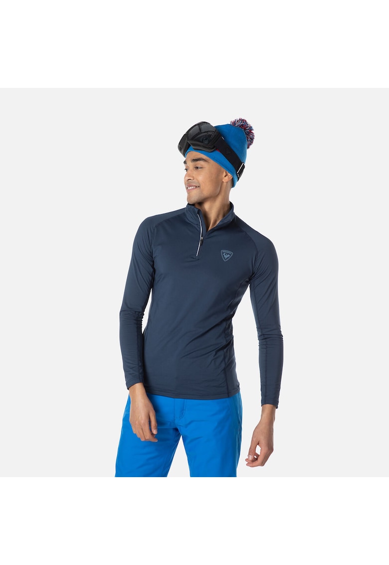 Bluza sport Classique - cu fermoar - pentru barbati - albastru inchis Bluza sport Classique - cu fermoar - pentru barbati - albastru inchis