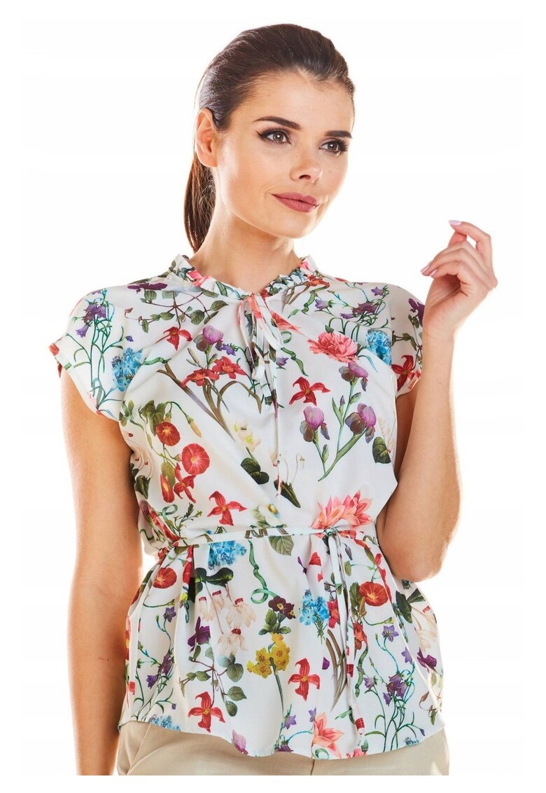 Bluza dama Poliester/Elastan - Ecru