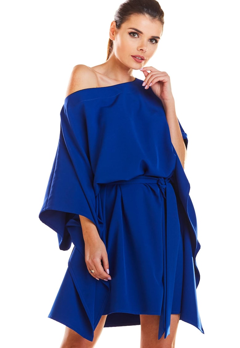 Rochie dama Poliester - M196 - Albastru -