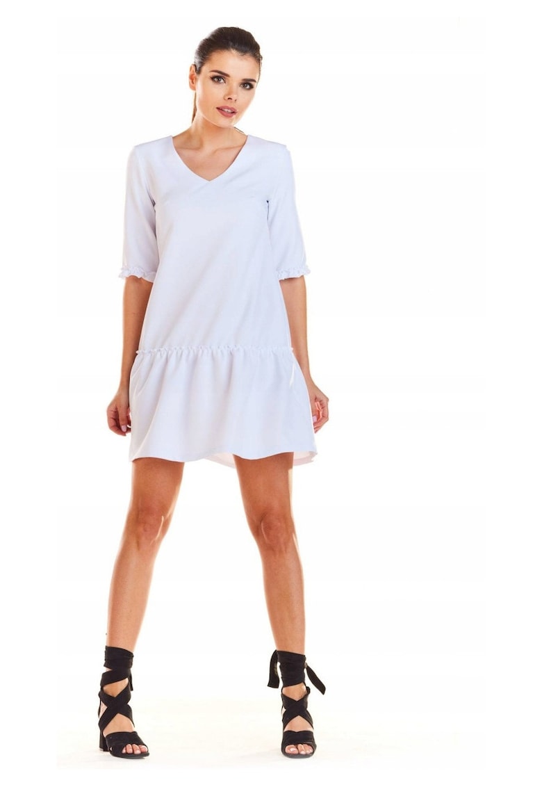 Rochie dama Poliester - M199 - Alba -