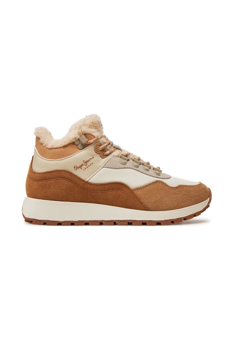 Sneakers PLS60018 Bej - Piele naturala