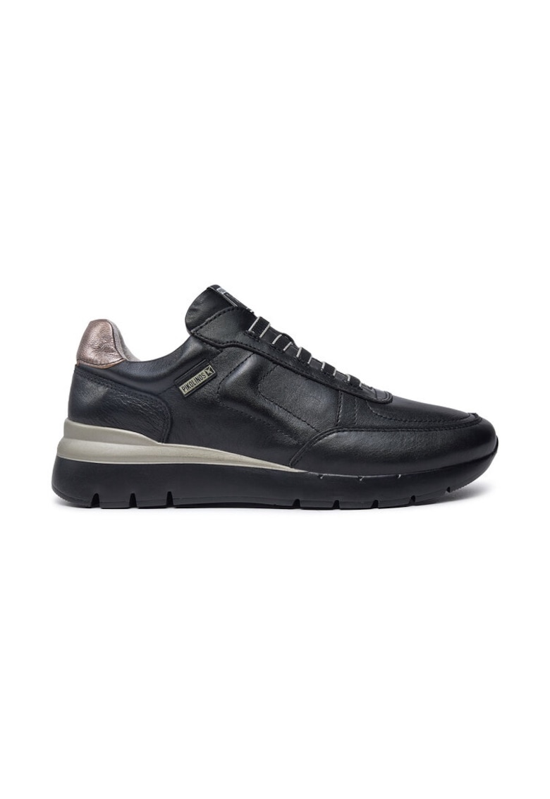 Sneakers W4R-6731 Negru - Piele lacuita