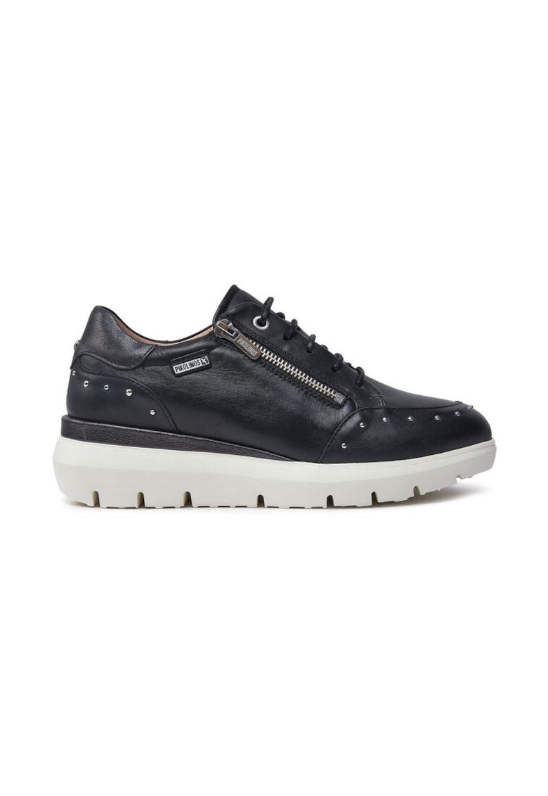 Sneakers Rueda W2A-6596C1 Negru - Piele lacuita