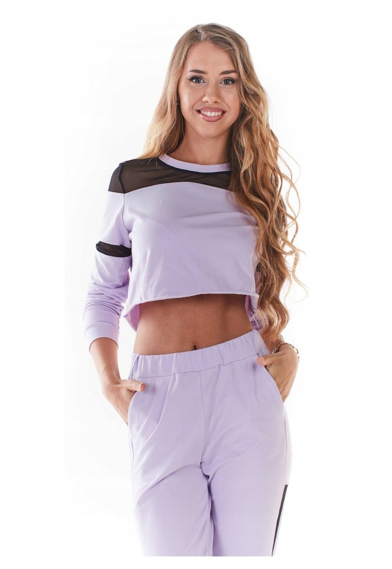 Bluza dama - bumbac - mov -