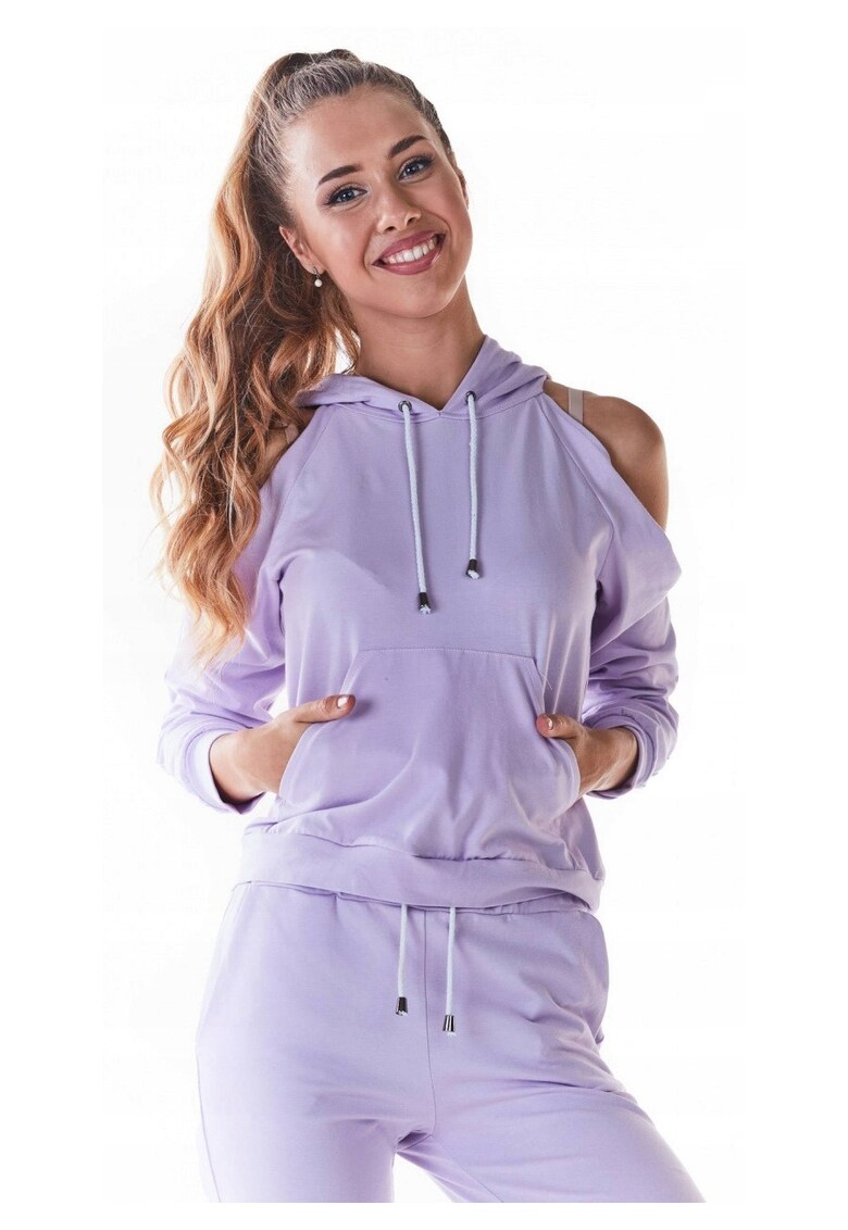 Hanorac dama - Bumbac/Lycra - Violet