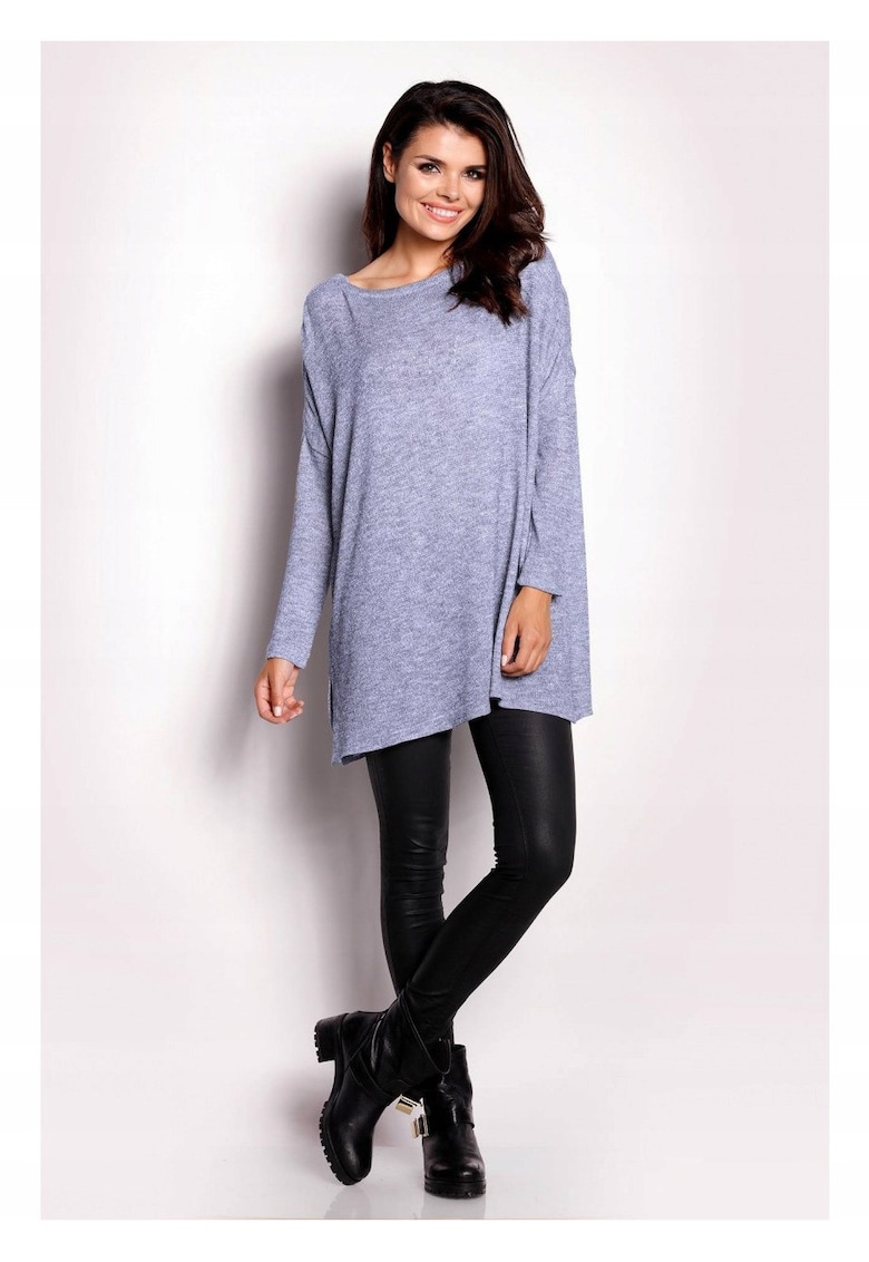 Pulover dama poliester Albastru -