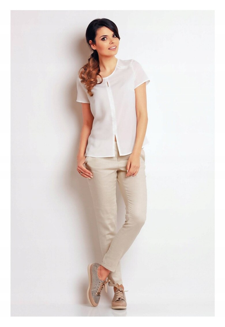 Bluza dama InfiniteYou - Poliester/Elastan - Ecru