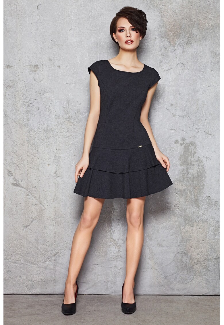 Rochie dama Bumbac - M042 - Grafit -