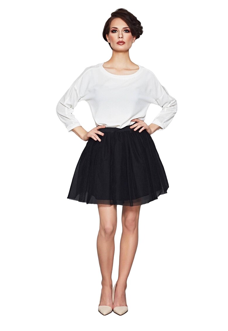 Fusta dama - bumbac - negru