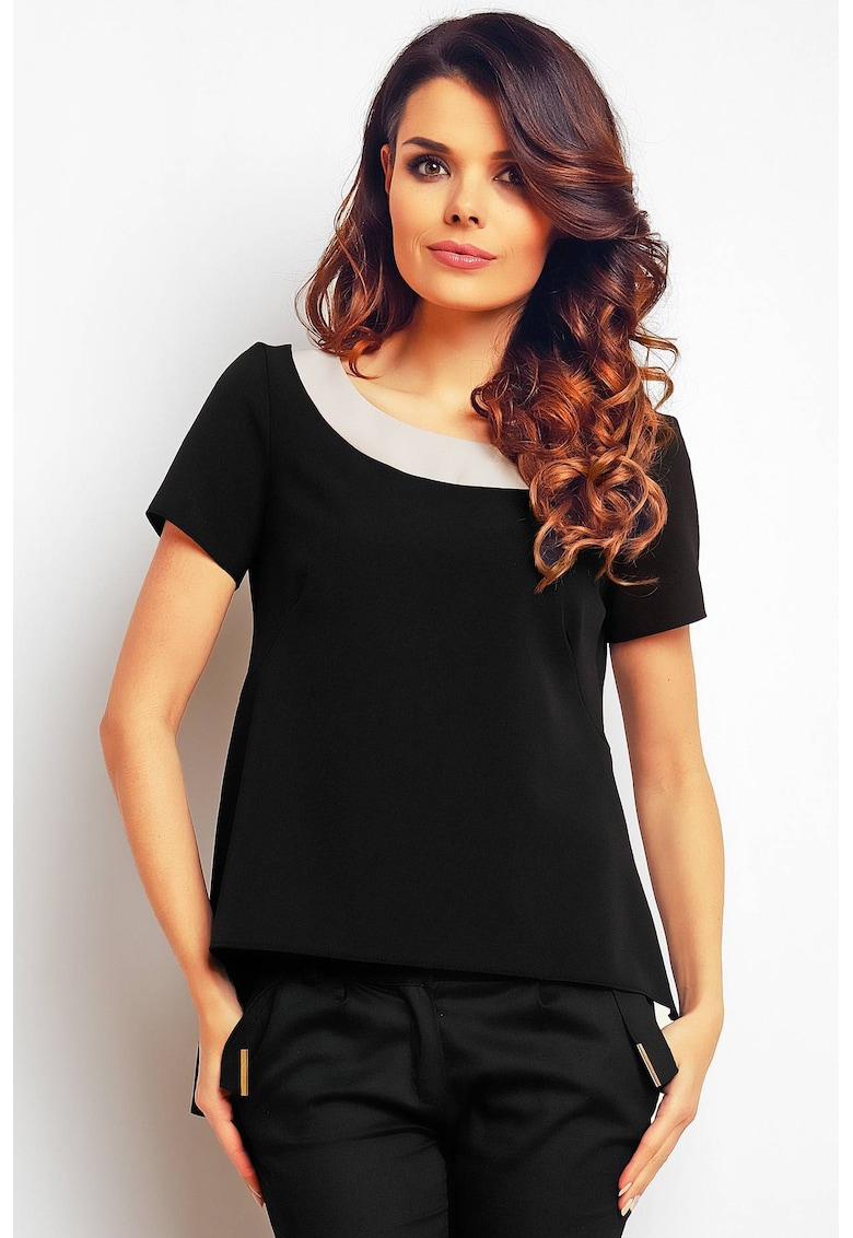 Bluza dama - Poliester/Elastan - Negru