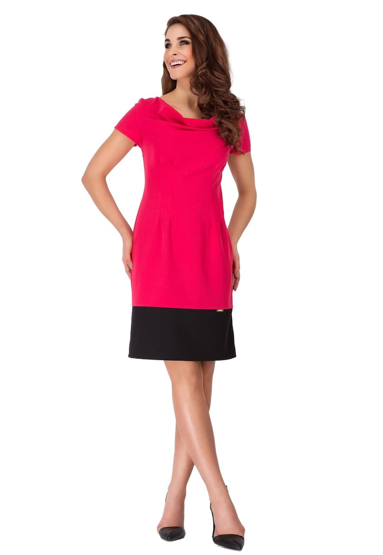 Rochie A086 - Poliester/Elastan - Rosu