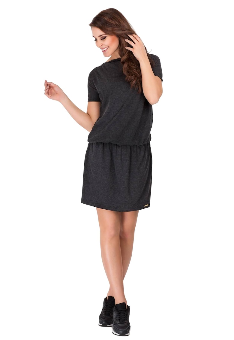 Rochie A093 - Viscoza/Elastan - Grafit