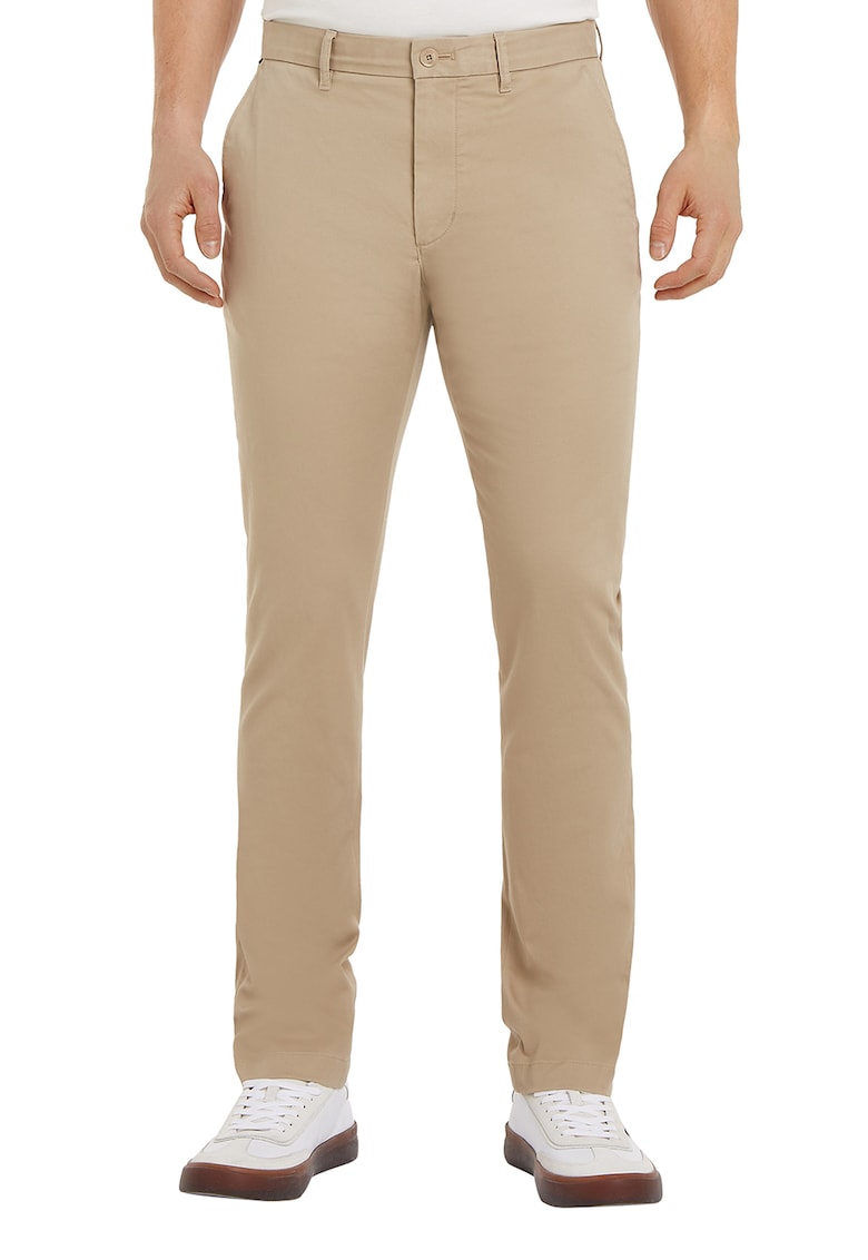 Pantaloni chino slim fit din amestec de bumbac organic Bleecker