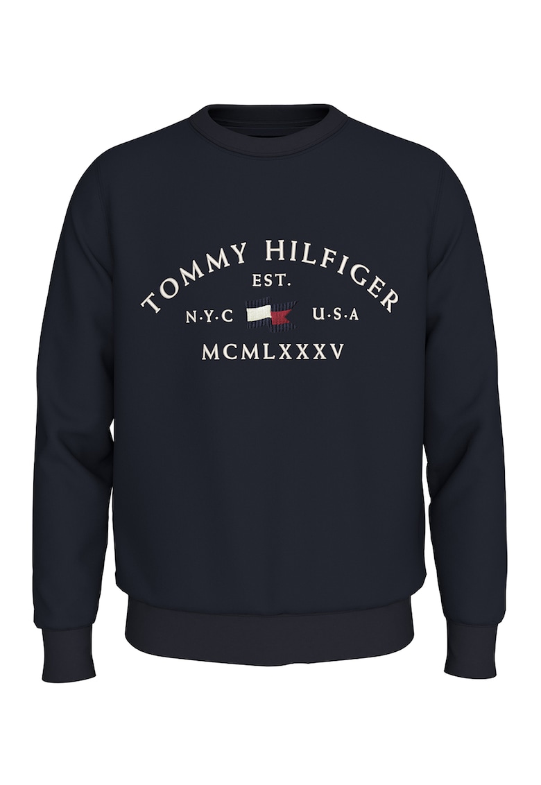 Bluza de trening din bumbac cu logo frontal