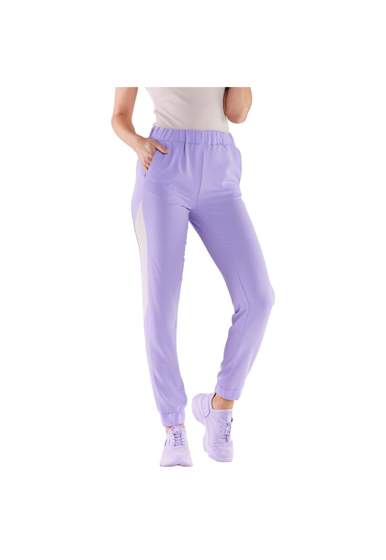 Pantaloni sport dama - Poliester/Elastan - Violet