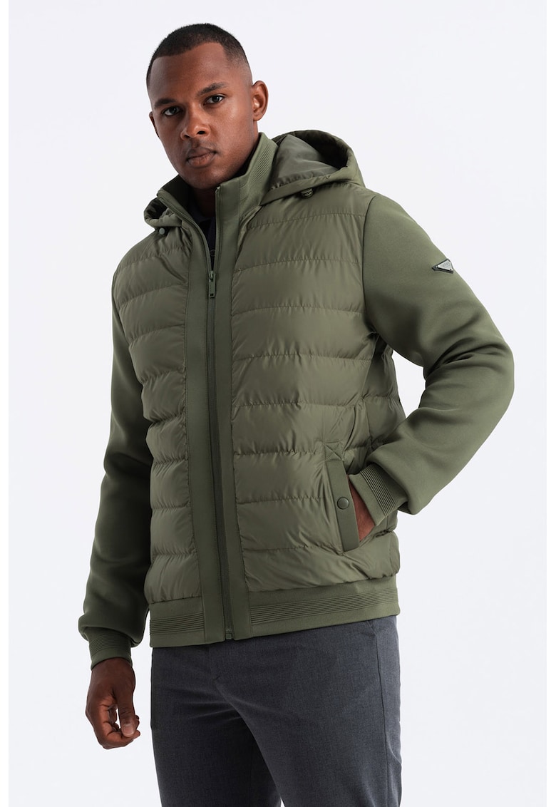 Jacheta matlasata cu logo