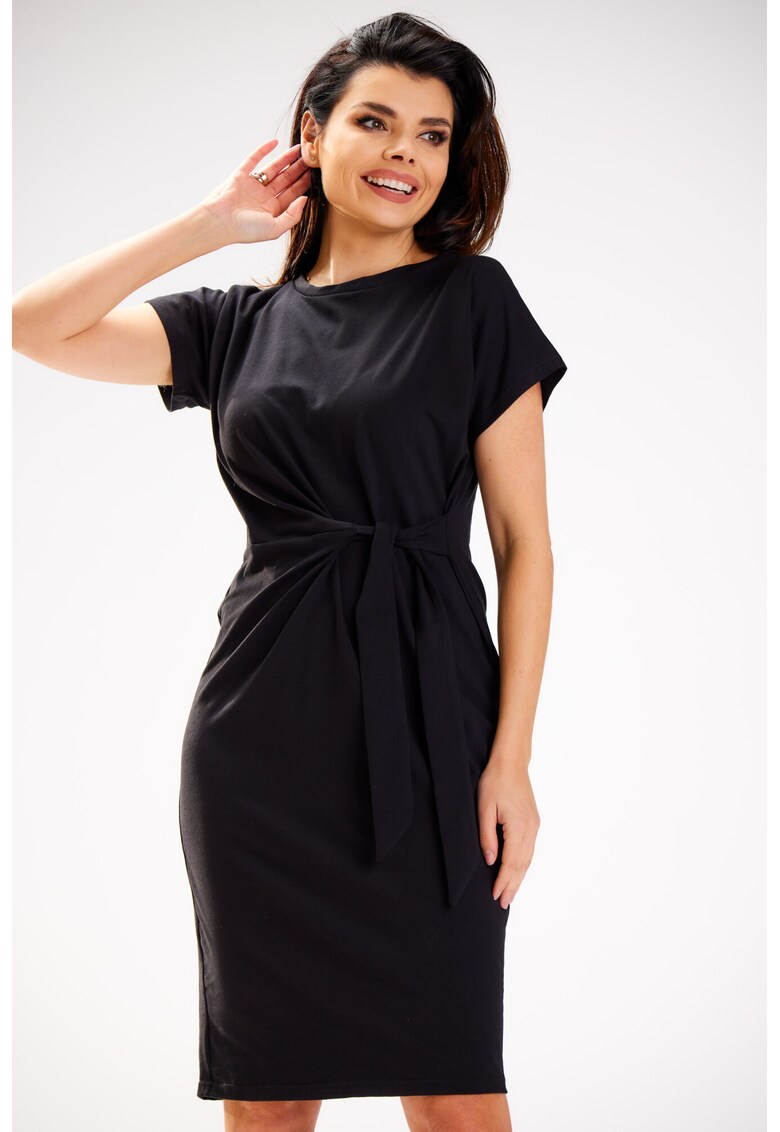 Rochiedama Bumbac - Negru M302