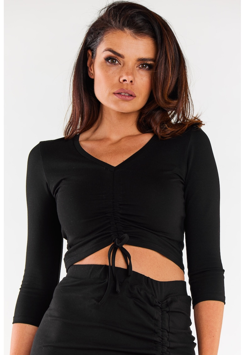 Bluza dama bumbac - negru
