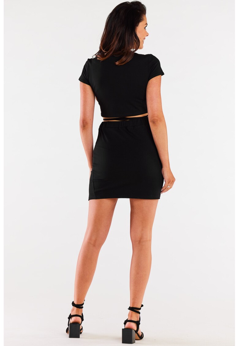 Fusta dama bumbac negru