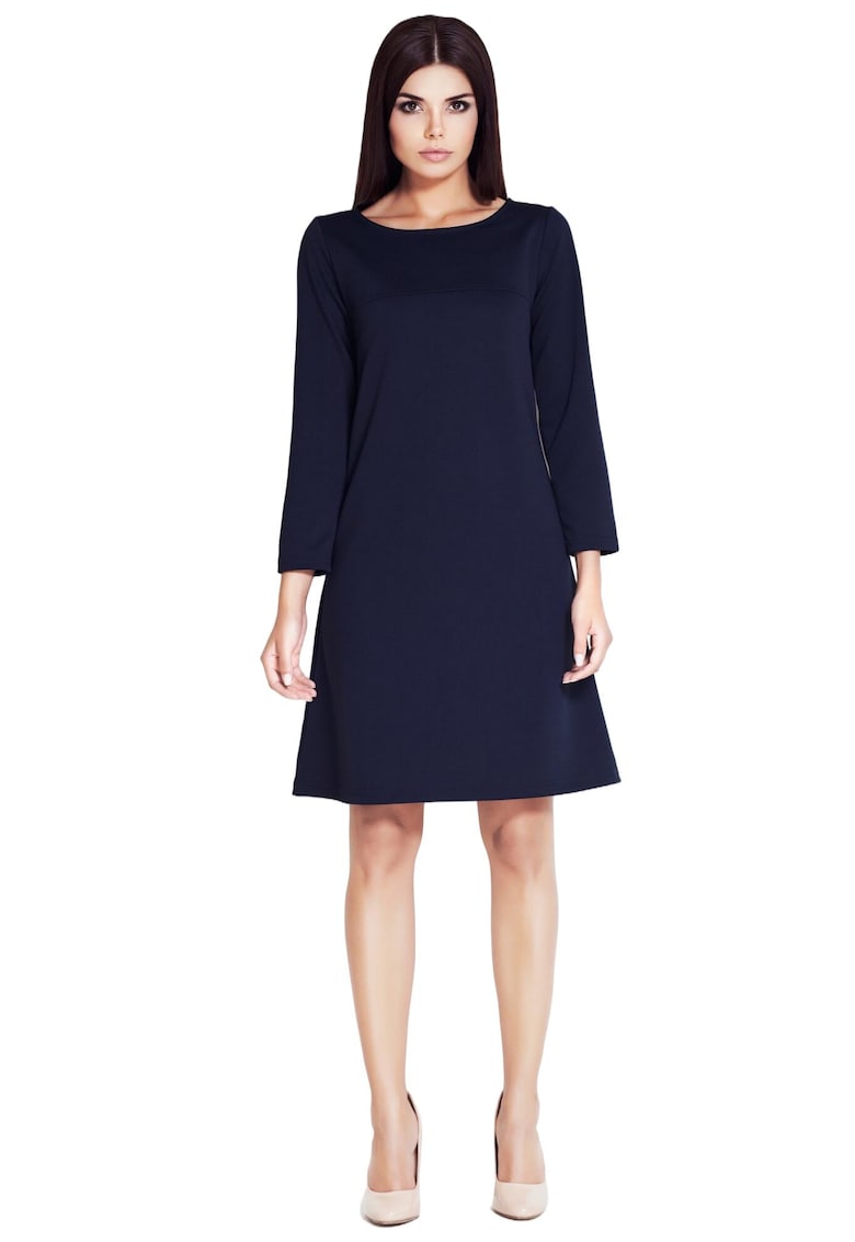 Rochie A034 - Poliester/Elastan - Bleumarin
