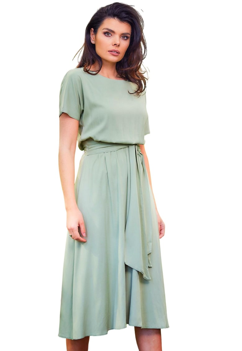Rochie A576 - Viscoza/Elastan - Verde