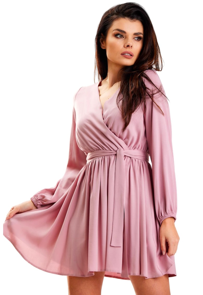 Rochie A577 - Viscoza/Elastan - Roz