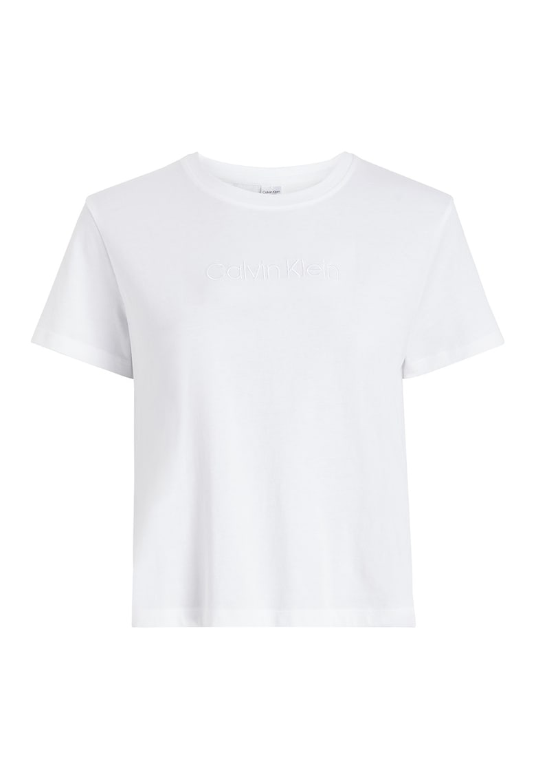 Tricou de pijama cu decolteu la baza gatului