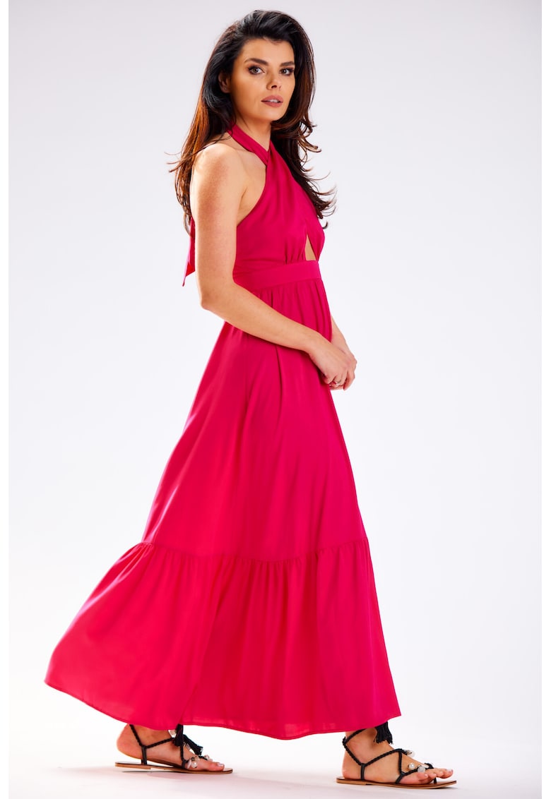 Rochie dama - Viscoza - A583 - Fuchsia -