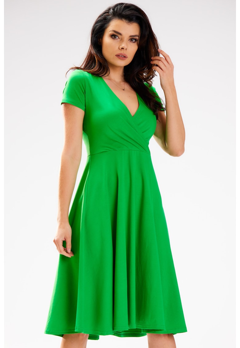 Rochie dama Bumbac - M292 - Verde -