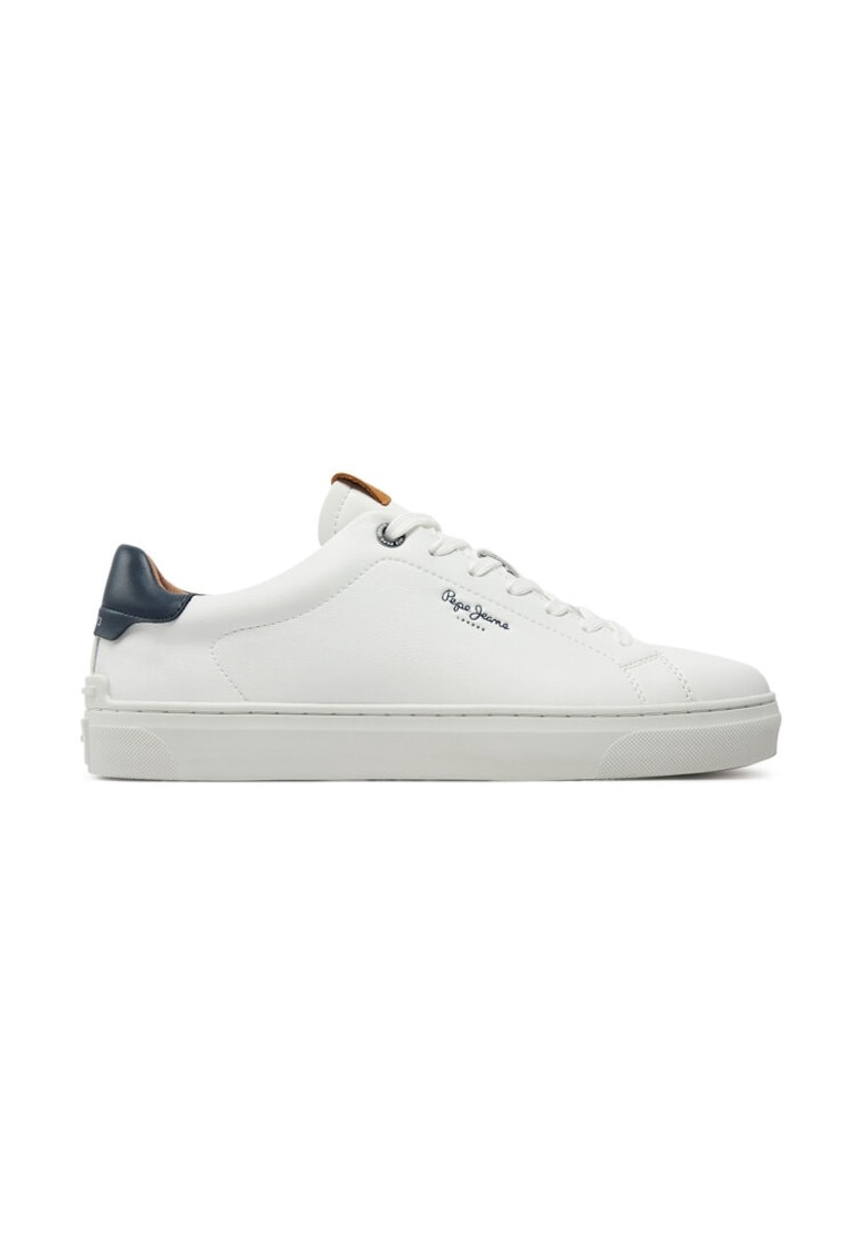 Sneakers Camden Club M PMS00020 Alb - Piele naturala