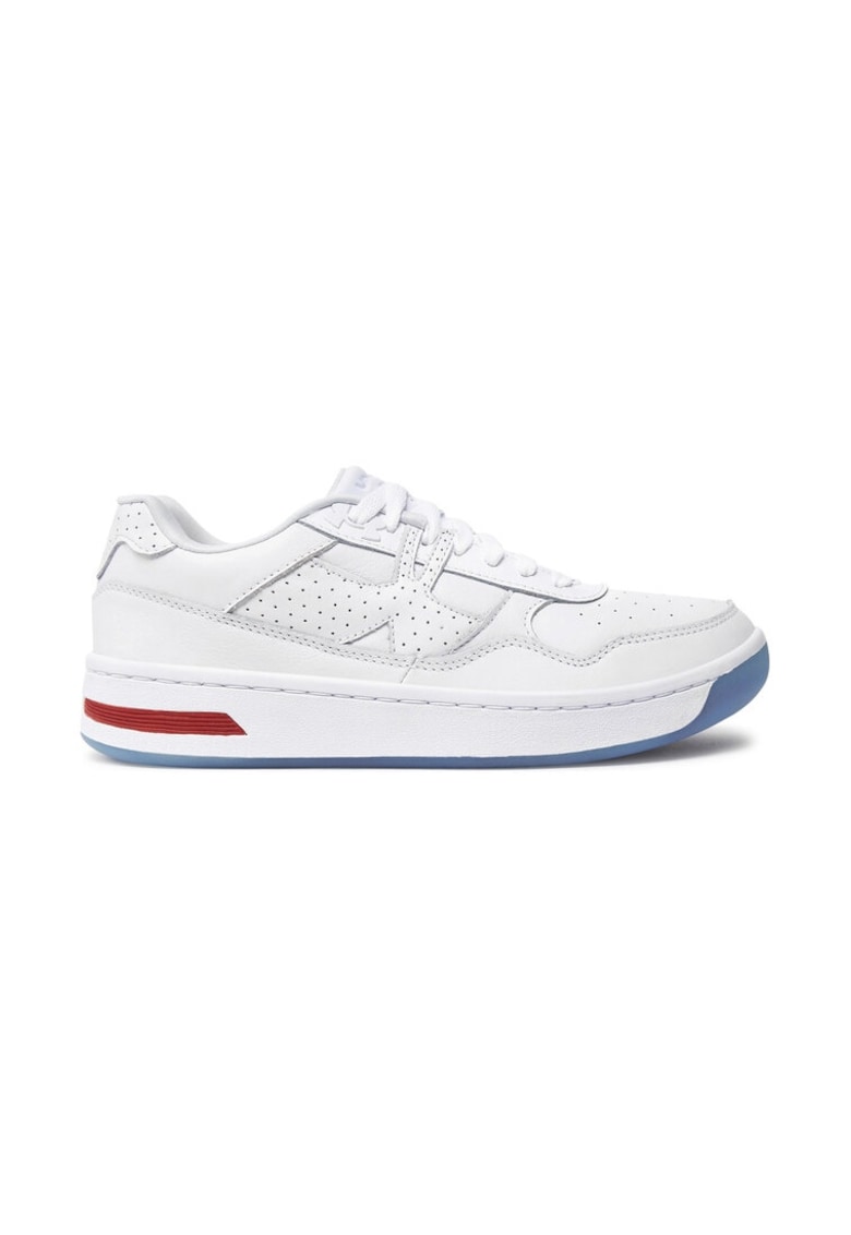 Sneakers UA Court 96 3028633 Alb - Piele lacuita