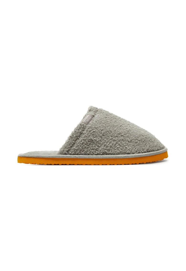 Papuci de casa Jfwharry Fluff Slipper 12262873 Gri - Textil